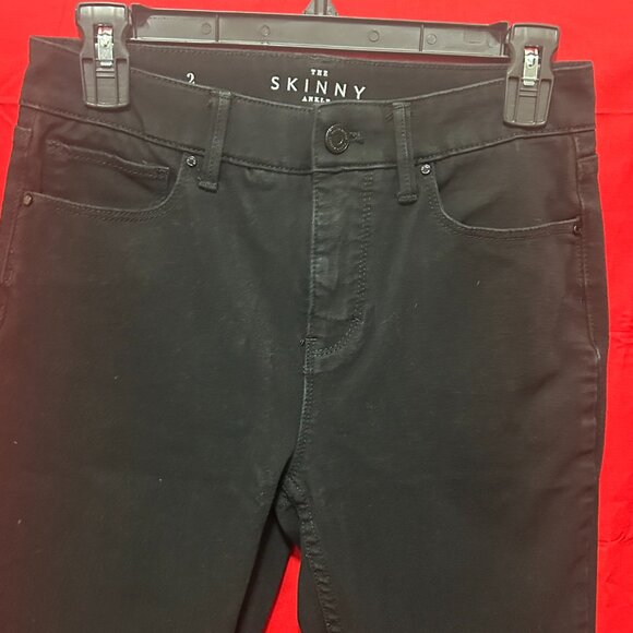 White House Black Market black skinny ankle jeans, size 2 - Picture 2 of 10